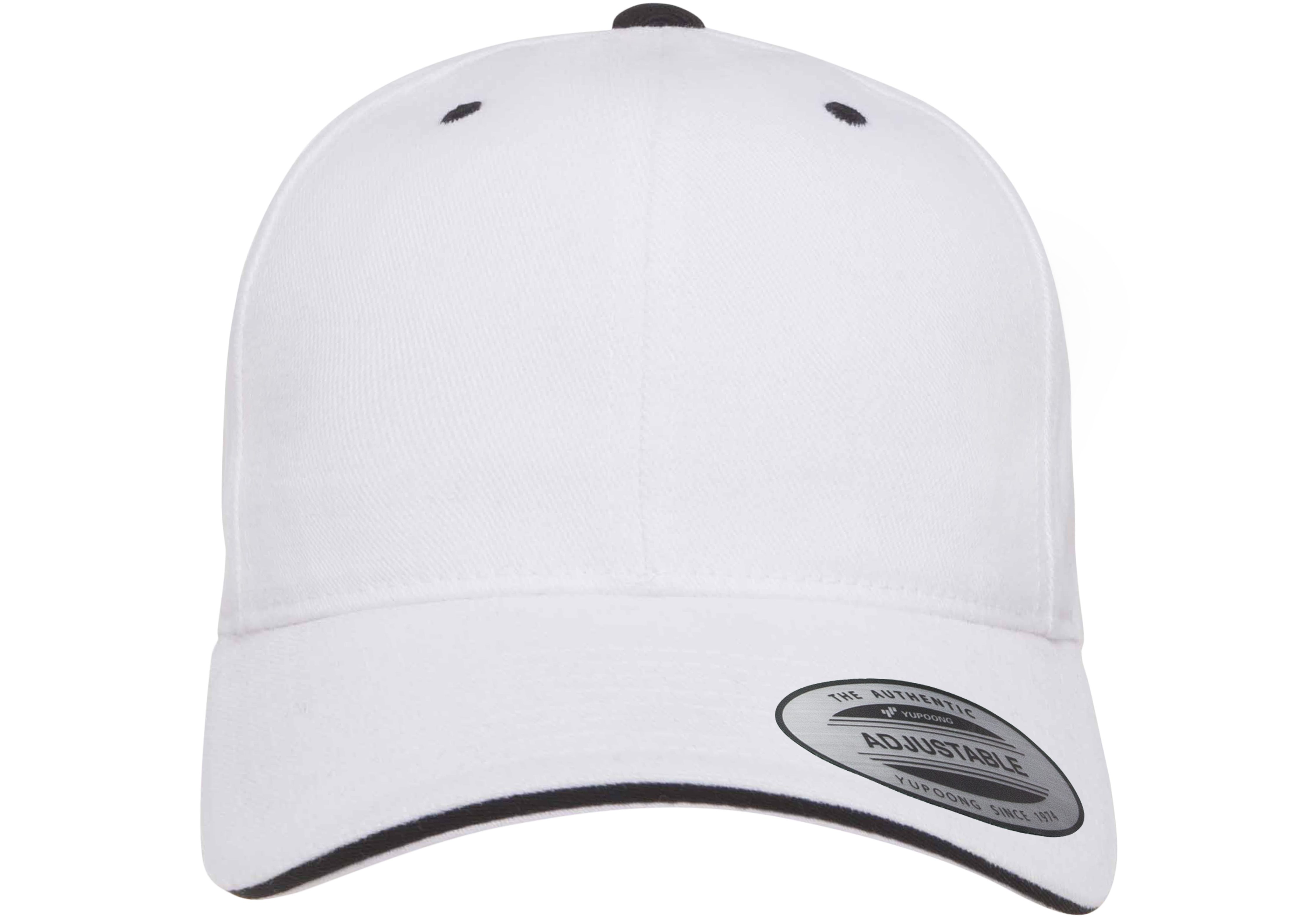 Yupoong-Brushed Cotton Twill Cap w/Sandwich Visor