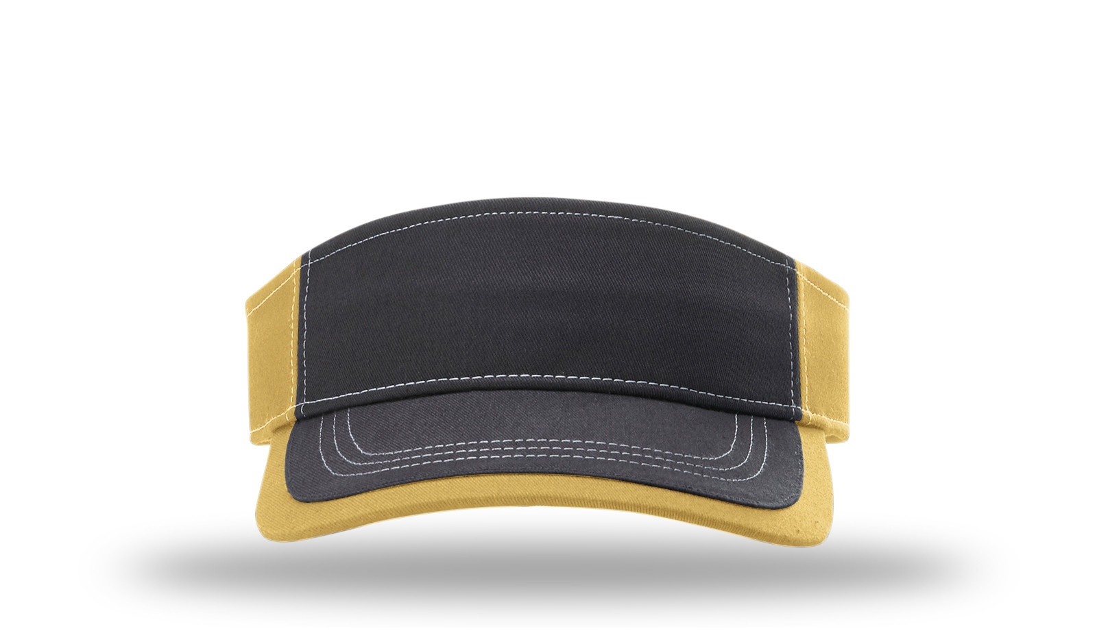Richardson Charcoal Front W/ Contrast Stitching Sun Visor