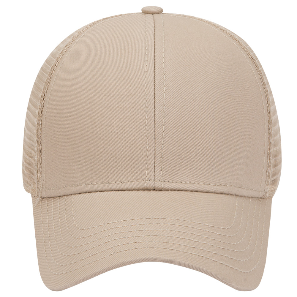 Otto Superior Cotton Twill Six Panel Low Profile Mesh Back Trucker Hat
