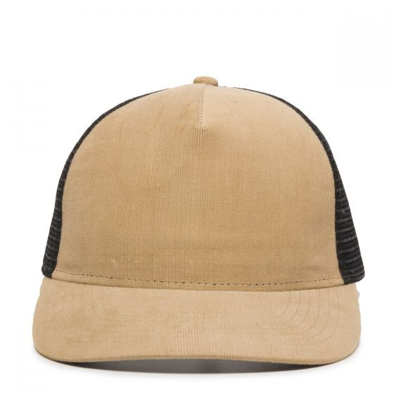 Outdoor-Mesh Back Panels Corduroy Front