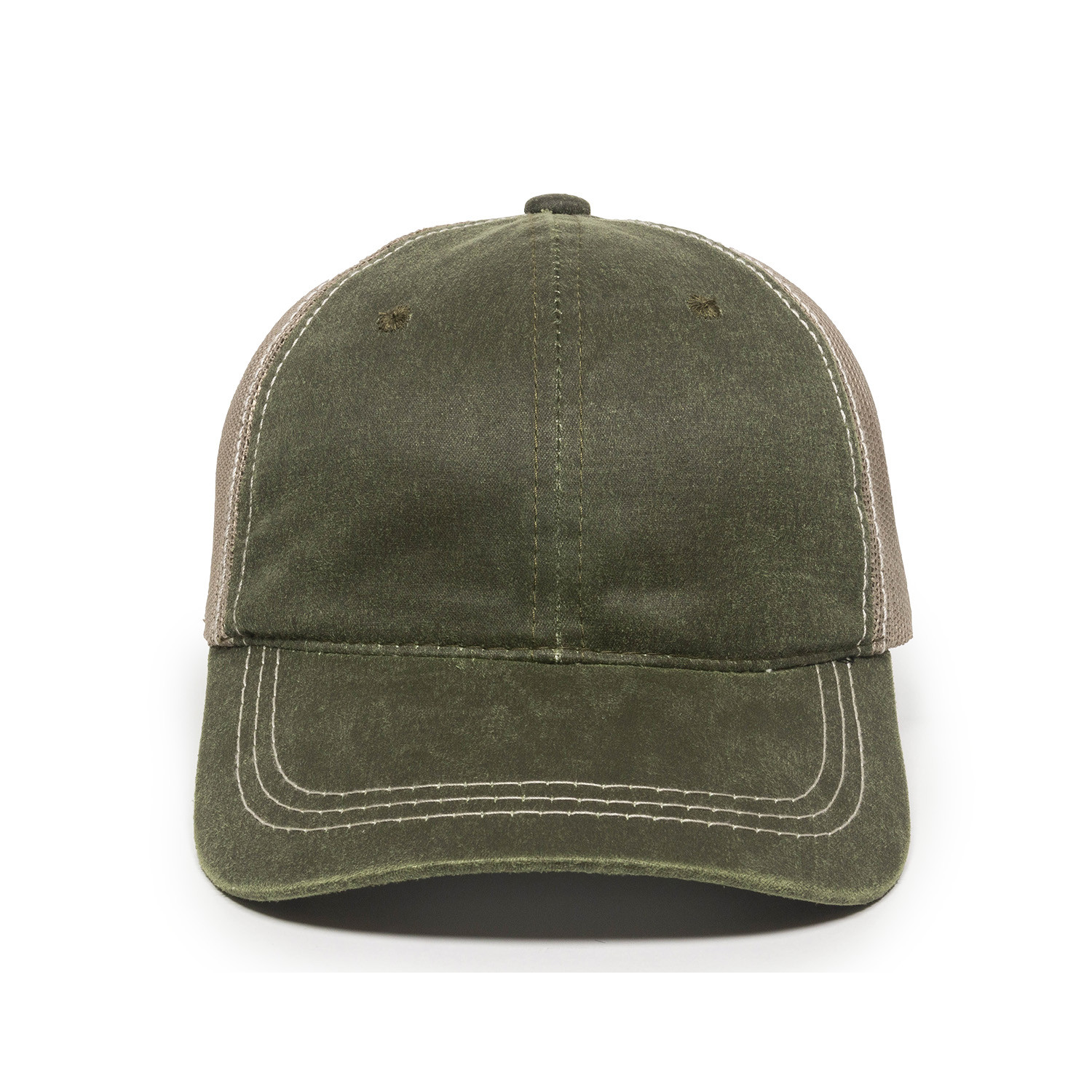 Outdoor-Weathered Cotton Cap Low Profile, Mesh Back