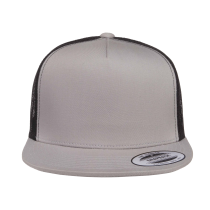 Yupoong Flat Billed Two Tone Trucker Cap