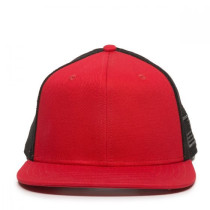 Outdoor-Structured Stretch Mesh Back Flat Bill 