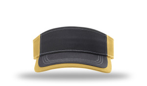 Richardson Charcoal Front W/ Contrast Stitching Sun Visor