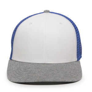 Outdoor-6 Panel Structured Mesh Back Polyester Spandex Cap