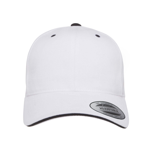 Yupoong-Brushed Cotton Twill Cap w/Sandwich Visor