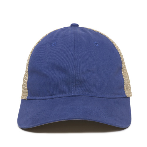 Outdoor-Premium Washed Twill W/Tea-Stained Mesh Back